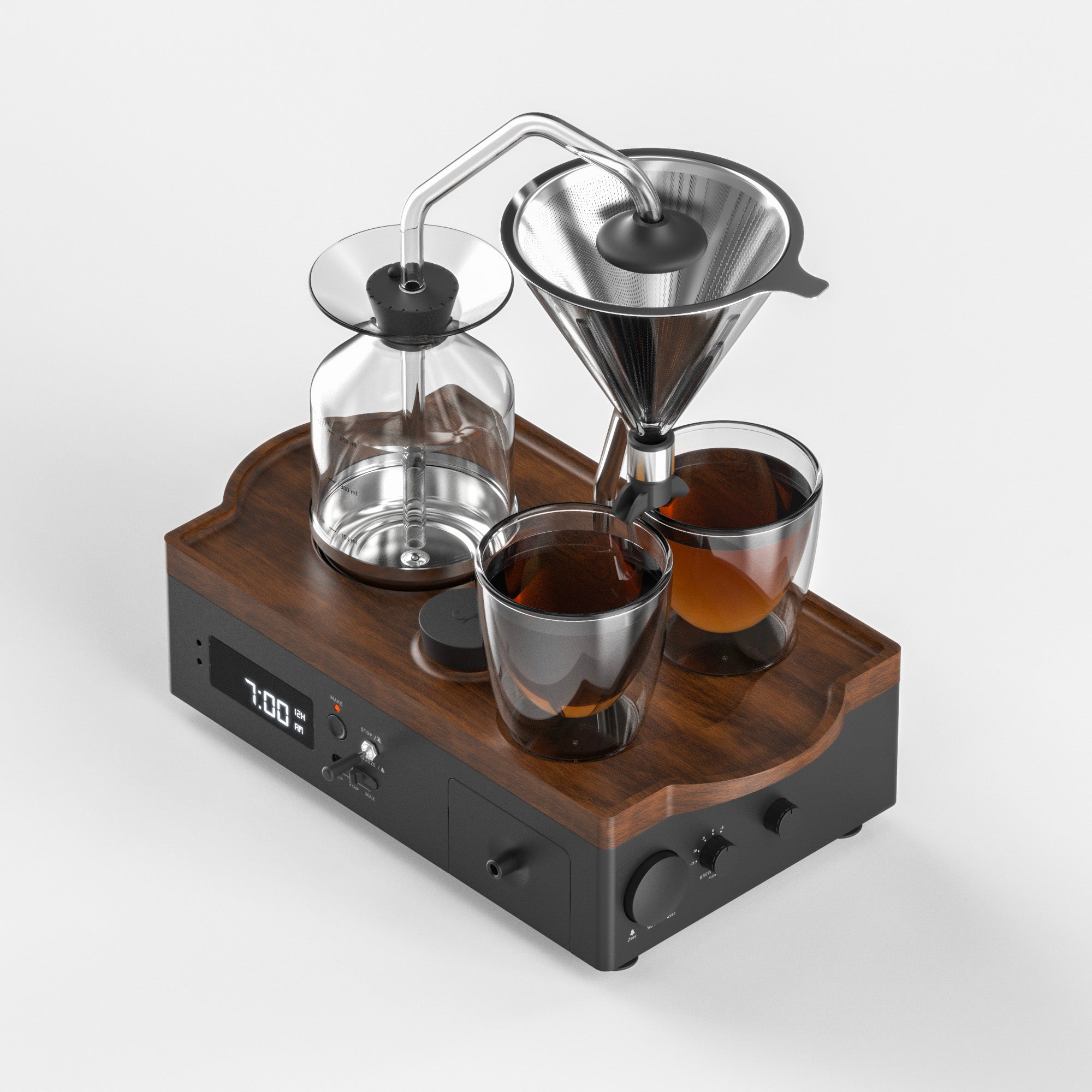 Barisieur™ Grande: Coffee & Tea Alarm Clock
